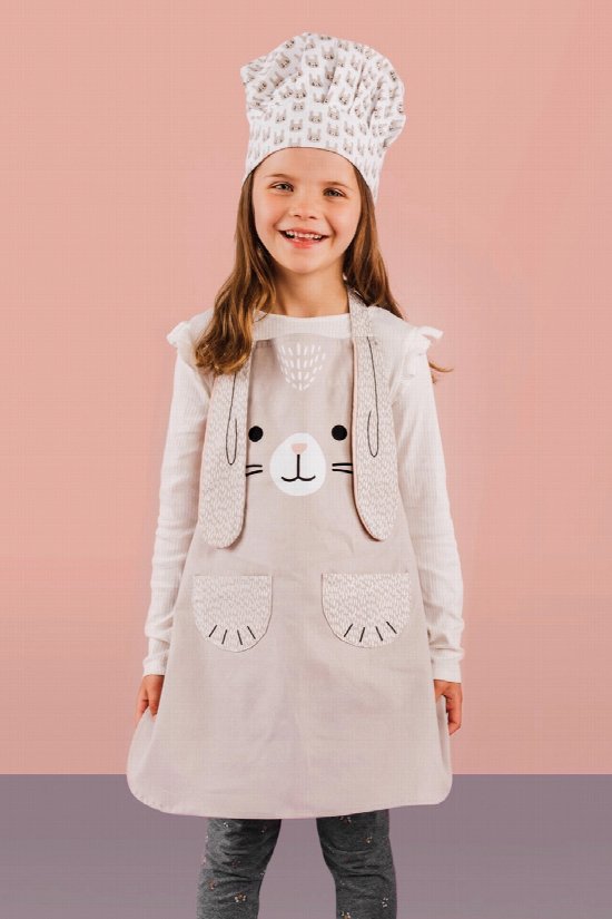 Kids Bunny Apron Set